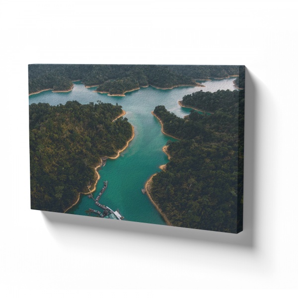 Картина на холсте Озеро 80x110 см WS Holst 208122059 