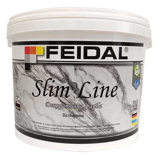 Декоративна фарба Feidal Slim Line TR безбарвний 2,5 л