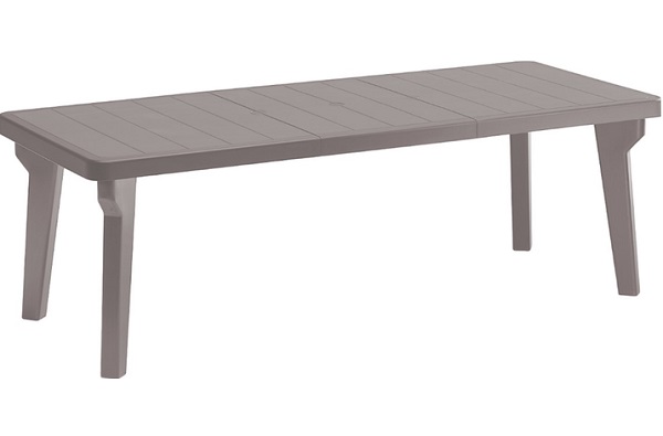 Стол пластиковый Bica Bergen 90x220 см серо-бежевый 437.1