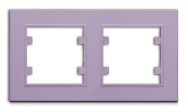 Рамка двомісна Makel Karea горизонтальна світло-бузковий