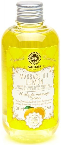 Масло массажное Saules Fabrika Лимон 200 мл