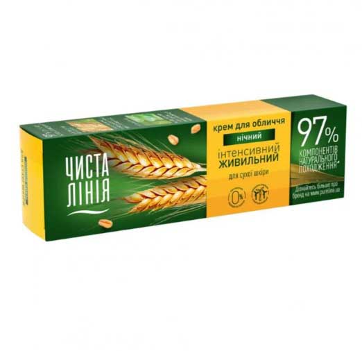 Крем ночной Чистая Линия Интенсивный питательный 40 мл
