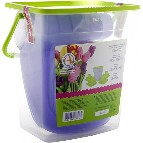 Контейнер с набором посуды Алеана