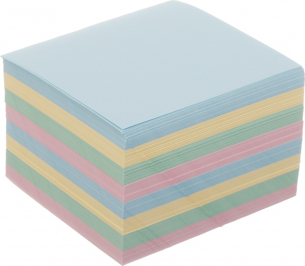 Блок бумаги 85х85 мм 800 листов микс проклеенный UP! (Underprice)