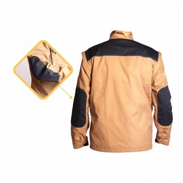 Куртка робоча Trident Safari р. XXL 56-58 зріст 3-4 TRIDENT бежевий/темно-сірий