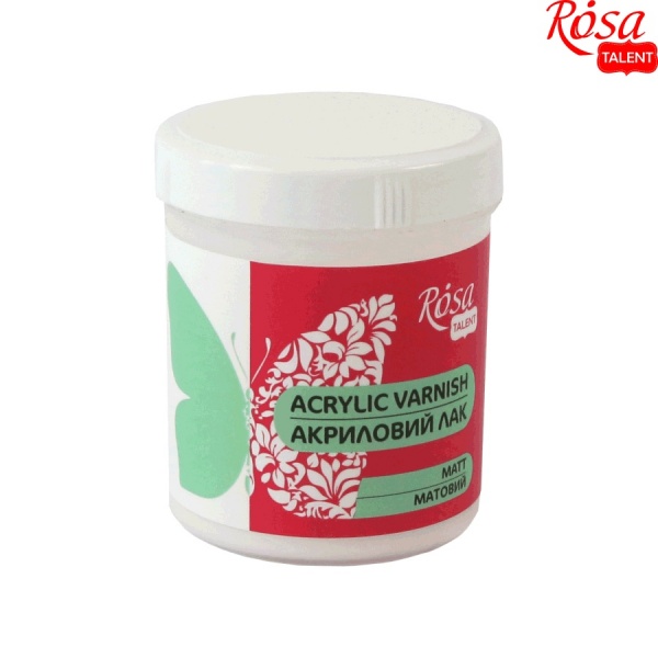 Лак акриловый матовый 100 мл Rosa Talent