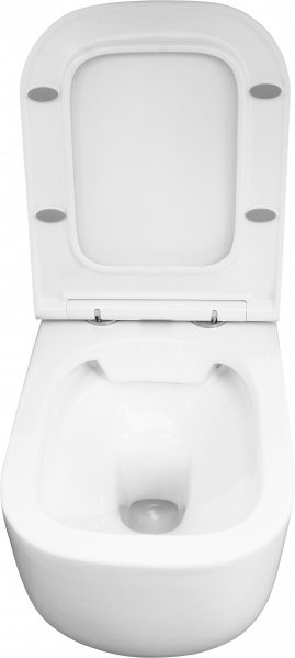 Унитаз подвесной ScandiSPA BRAVE V2.0 Rimless сиденье Duroplast SLIM soft-close