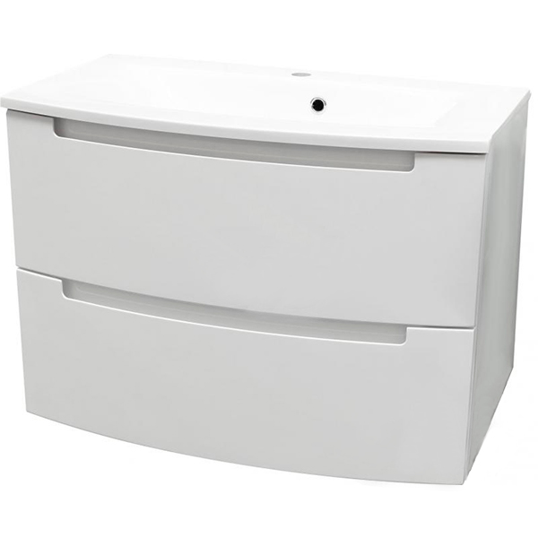 Тумба подвесная Aqua Rodos HeadWay 100 белая под умывальник из искусственного камня 100