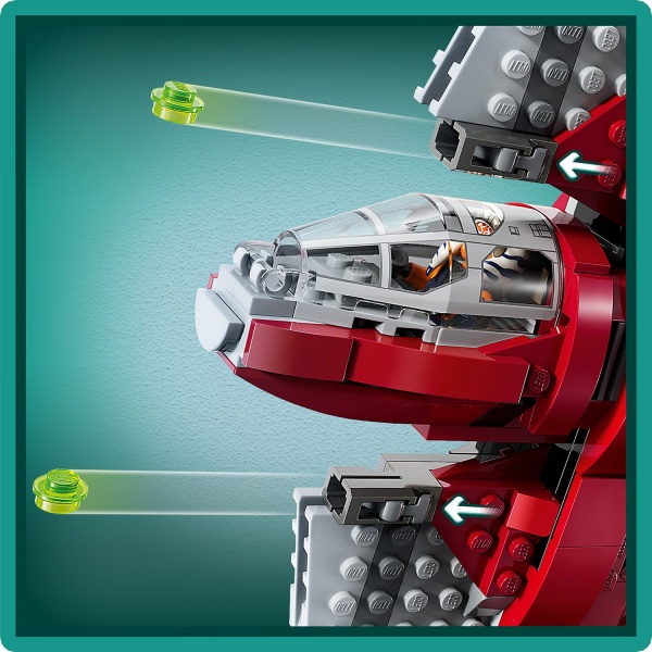 Конструктор LEGO Star Wars Шатл джедаїв T-6 Асоки Тано 75362
