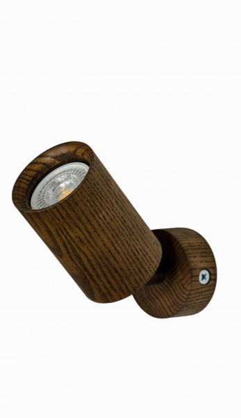 Спот Iterna Накладной Alta 1xGU10 дерево темное LW070 