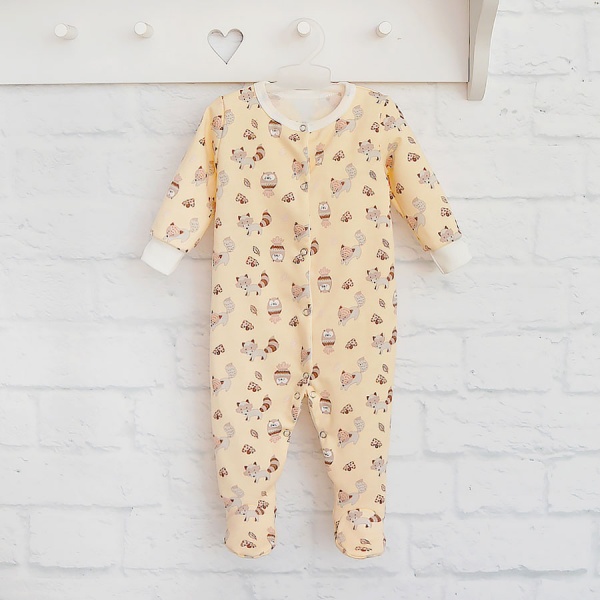 Чоловічок унісекс Blanka Єнотик р.68 бежевий 110360 