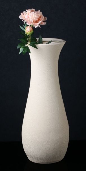 Ваза керамическая кремовая Осень Шелк 60 см Наша Кераміка