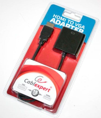 Перехідник CABELEXPERT HDMI – VGA 0,15 м (B-HDMI-VGA-03) 