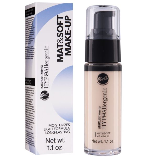 Флюїд Bell Mat&Soft Hypo Allergenic 01 Light Beige 32 г