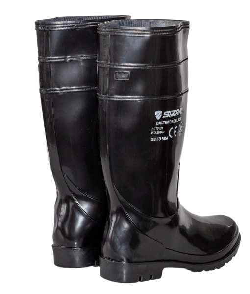 Сапоги резиновые Sizam Baltimore р.45 36348 черный