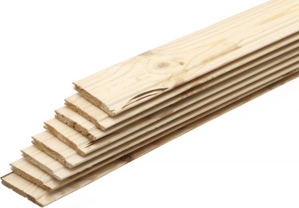 Вагонка деревянная 12x85x3000 мм (уп. 10 шт.)