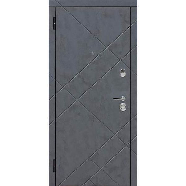 Дверь входная Tarimus Бруклин бетон пепельный 2050х860 мм левая
