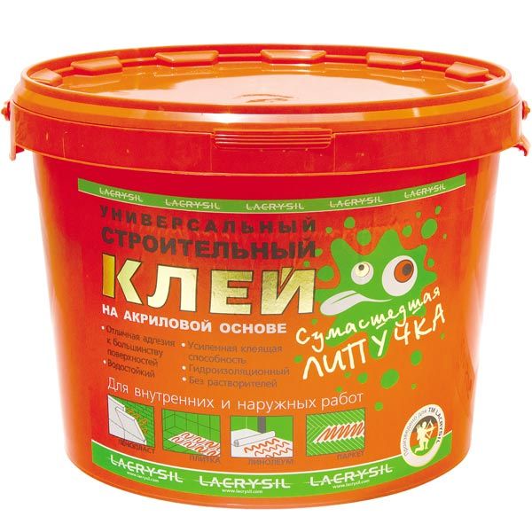 Клей Lacrysil Сумасшедшая липучка универсальный 1 кг
