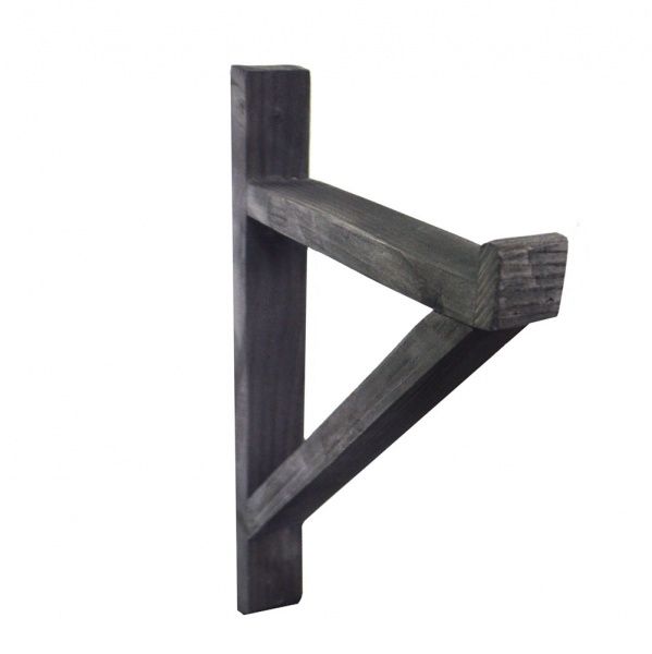 Держатель для горшков настенный 17х3,5x30 см венге 