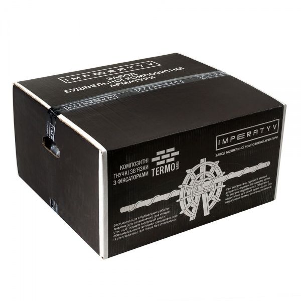 Гнучкі зв`язки TERMOhard анкер TERMOhard d8 L400 мм 500 шт