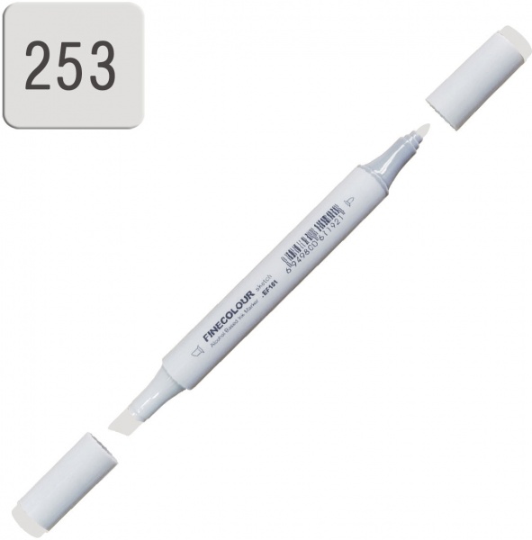 Маркер спиртовой FINECOLOUR Junior EF101-253 серый тонер №3 
