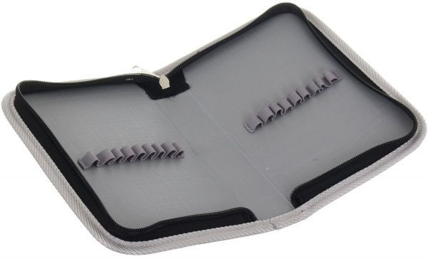 Пенал школьный на замке 21x13,5x4 см Raccon серый с рисунком