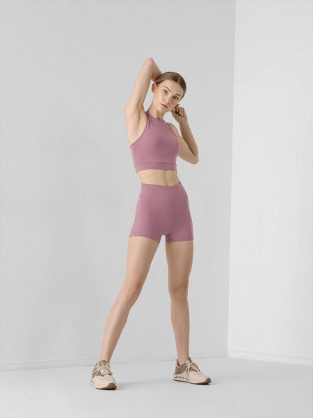 Лосини 4F D4Z21-SKDF204-56S р.S рожевий