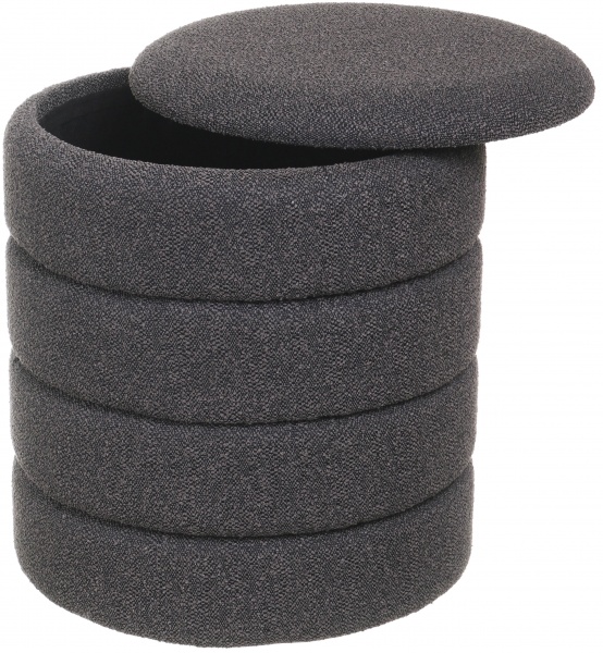 Сундук-пуф с системой хранения Hive M 41х41х46 см темно-серый 