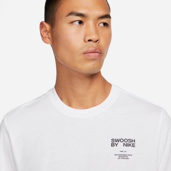 Футболка Nike M NSW TEE BIG SWOOSH 2 DZ2883-100 р.L білий