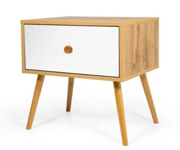 Тумба прикроватная Lion Хюге 4 450x510x330 мм дуб аппалачи/нимфея альба