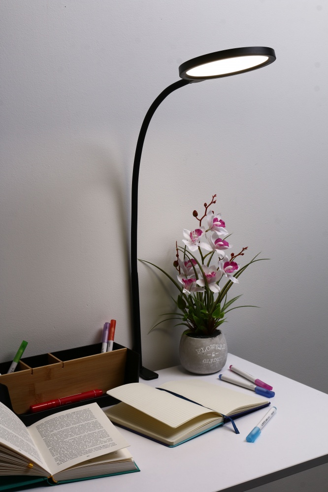 Настольная лампа Luna 9 Вт черный LML-L869CCT-S