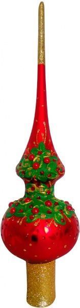 Верхівка скляна Візир В-322 матова d70 мм червоний 