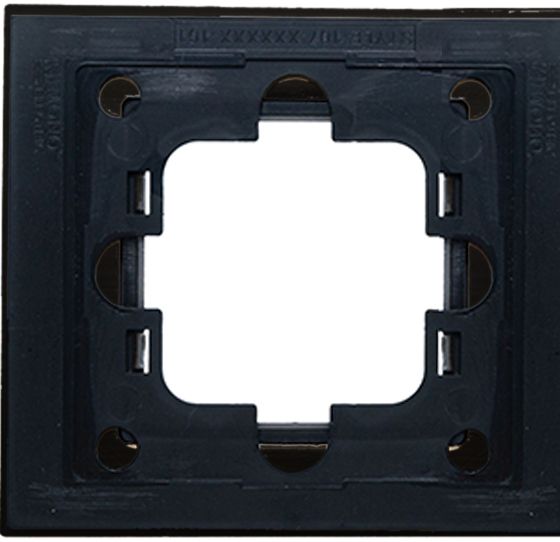 Рамка одноместная Mono Style Aluminium горизонтальная графит 107-820000-160