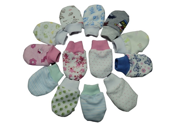 Варежки Моя планета футер В400 р.от рождения разноцветный 