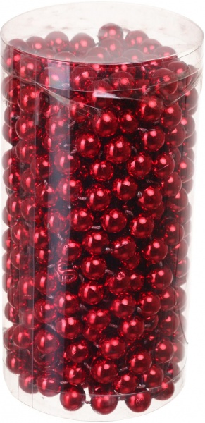 Бусы для елки 6 цветов 12 мм 8 м в ассортименте