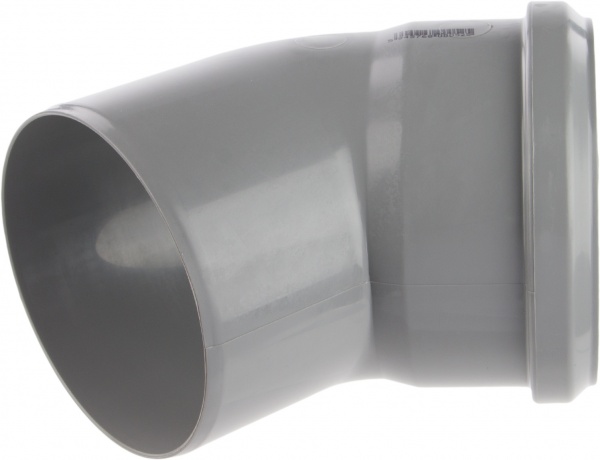 Коліно каналізаційне ValRom ПП d110x45°