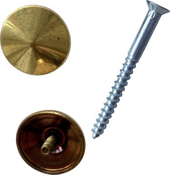 Тримач для дзеркала D18/4x50 сферичний полірований 4 шт. Expert Fix