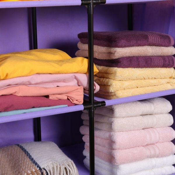 Тканинна шафа Dreamland 1560х870х460 мм фіолетовий 