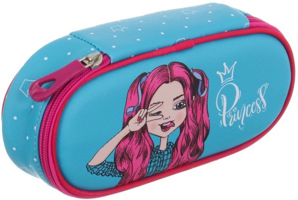 Пенал-бокс Принцесса бирюзовый