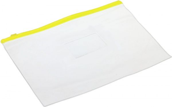 Папка-конверт А4 прозора з клапаном