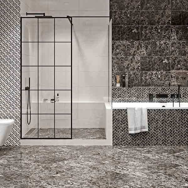 Плитка Opoczno Сефора чорна 30x60 