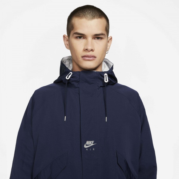 Пальто Nike U NRG AM REV PARKA DC9982-451 р.S синий