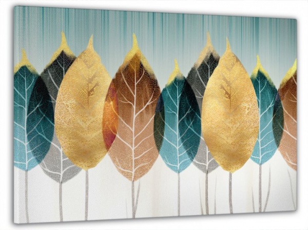 Картина на холсте Абстракция-листья 60x100 см Dekor-Karpaty ЕО250 