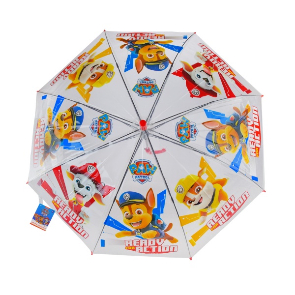 Зонт Paw Patrol прозрачный с рисунком PL82126 