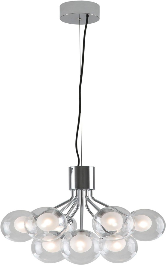 Люстра стельова Sensio Madeira 9x5 Вт G9 хром/білий HU-C-074620-6+3