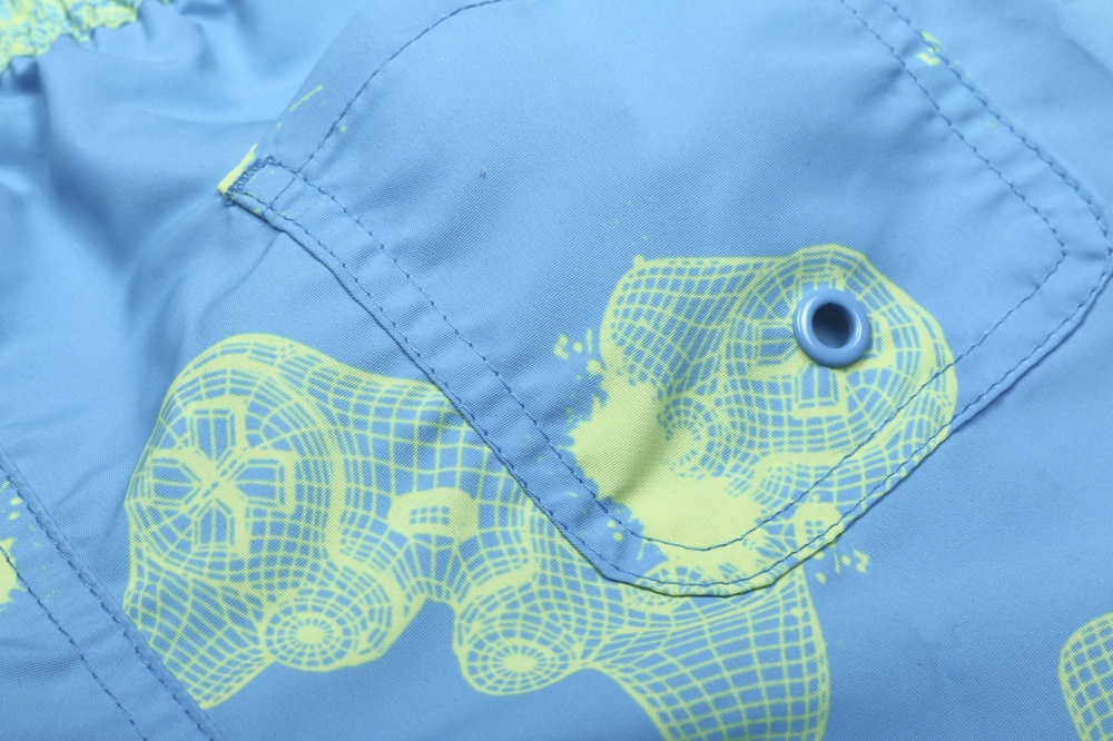 Шорты для плавания HW 25ENGL14 р.158-164 голубой с принтом