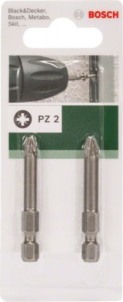 Бита Bosch PZ2x49 мм 2 шт.