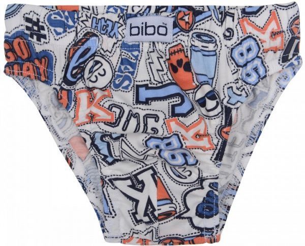 Трусы для мальчиков Bibo 21033 р.152 белый с синим 
