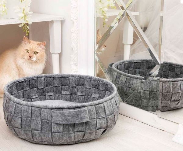 Домик для животных DigitalWool Корзина плетеная без подушки DW-91-06