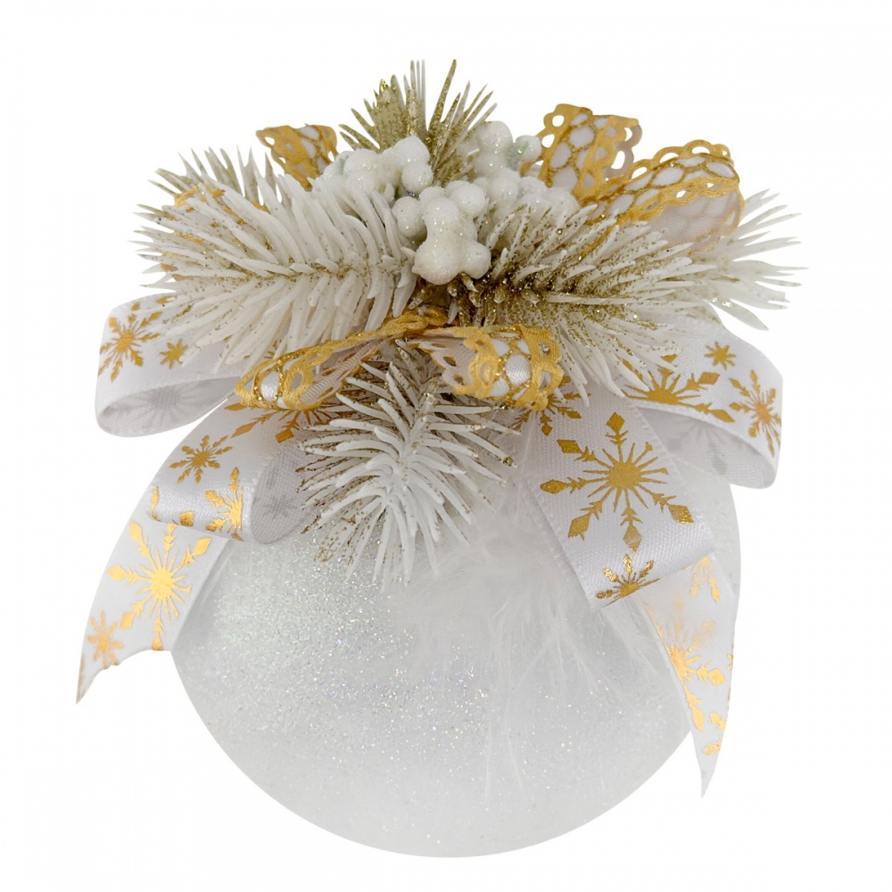 Подвеска декорированная MIS LT Шар 8 см в ассортименте